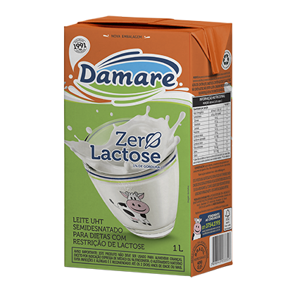 Leite UHT Zero Lactose