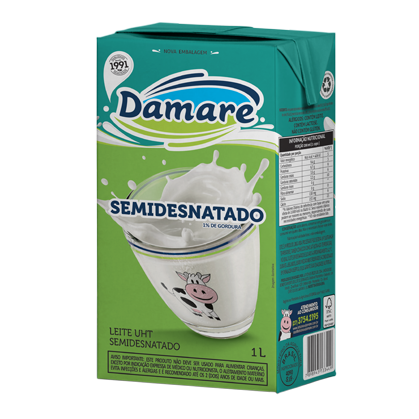Leite UHT Semi Desnatado