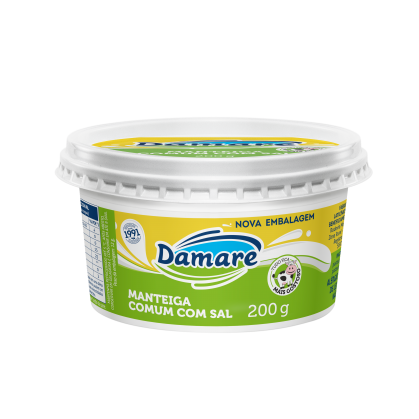 Manteiga Comum com Sal - 200g