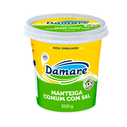 Manteiga Comum com Sal - 500g